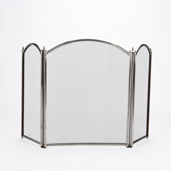wholesale 3 Panel Fire-Screen In Pewter