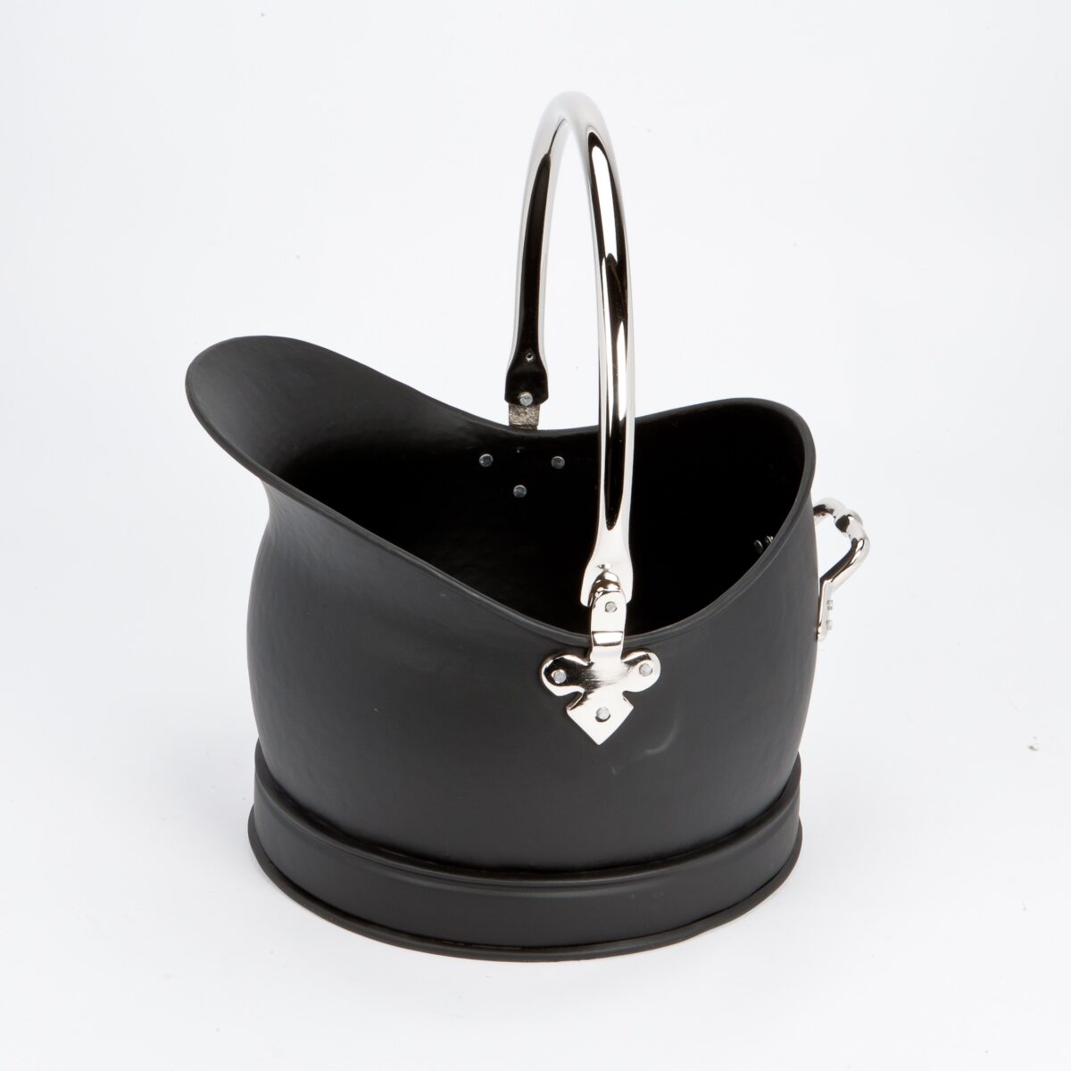 wholesale Medium Helmet Hod Black with Nickel Handles