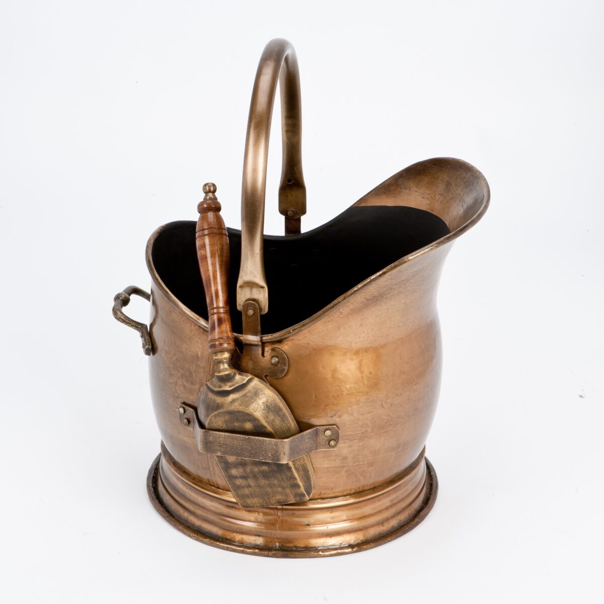 wholesale coal bucket with shovel antique brass
