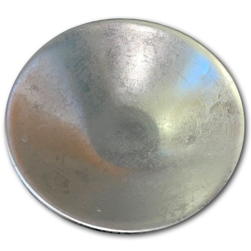 Ceramic Silver Leaf Design Serving Plate / Bowl