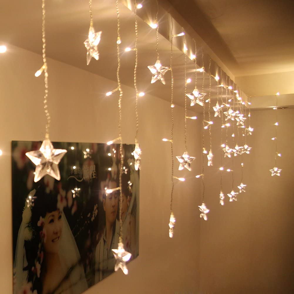 Icicle Christmas Lights with Stars – UK Wholesalers