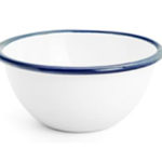 Enamel Pudding Bowl Enamel White