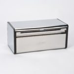 Drop Front Bread Bin - Stainless Steel