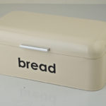 Cream Rectangle Retro Bread Bin