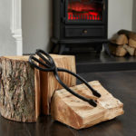 Matte Black Heavy Cast Iron Black Scissor Tongs