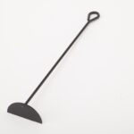 Single Black Loop Handle Curved Scraper