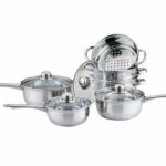 18Cm Steamer+ 3pcs Panset - Stainless Steel - Induction