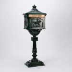 Aluminimum Green Post Box