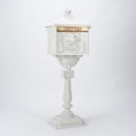Aluminimum White Post Box