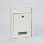 ARBORIA metal postbox white