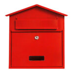 Red Post Box - Wall Mounted
