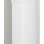 White Corner Toilet Brush Holder