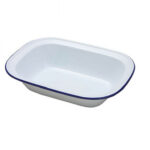 Oval Pie Dish Metal 24cm