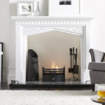 3 Piece Solid Fuel Set Brass Knobs