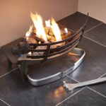 4 Piece Solid Fuel Set: Grate Coal Saver