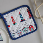 Cotton Pot Holder – Nautical Design