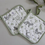Cotton Pot Holder – Woodland Design