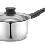 Superior Heavy Weight 16 cm Sauce Pan with Glass Lid