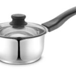 Superior Heavy Weight  18 cm Sauce Pan with Glass Lid