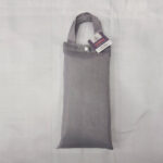 Bagged Polyester Shower Curtain With Hooks - Grey
