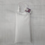Bagged Polyester Shower Curtain With Hooks - White