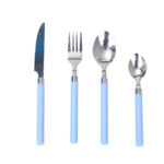 16 Piece Blue Cutlery Set