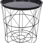 STACK TABLE Black 40 X 35 CM