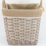 Rectangular Honey Woven Laundry Basket