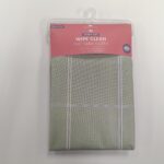 PVC Wipe Clean Table Cloth Sage Check