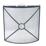 Premium Fire Screen - Black/Nickel