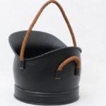 Premium Coal Bucket- Leather Handles