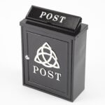Metal Post Box Celtic Symbol