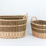 Small Two Tone Willow Basket