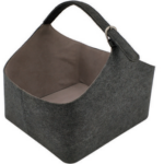Felt Firewood Basket With Handle